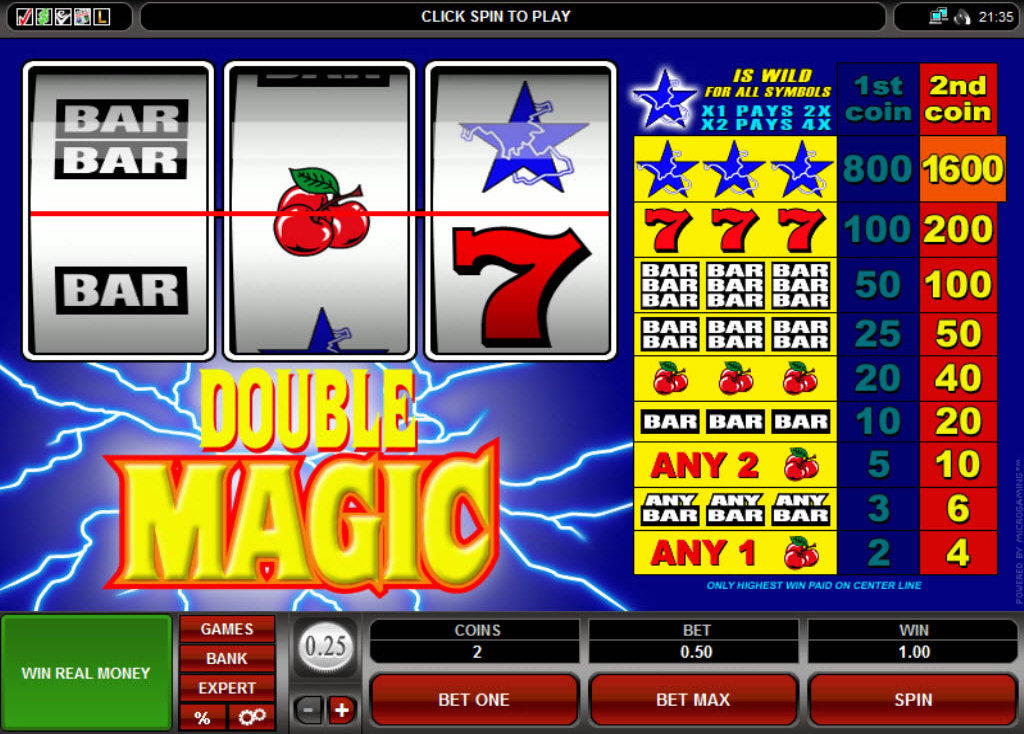 Double Magic 3 reel slot